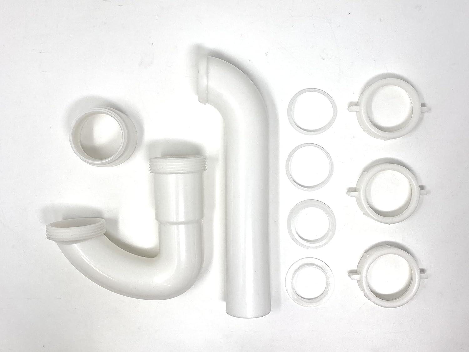 1 12 P Trap Kitchen Sink Bathroom Kit with PVC Adapter