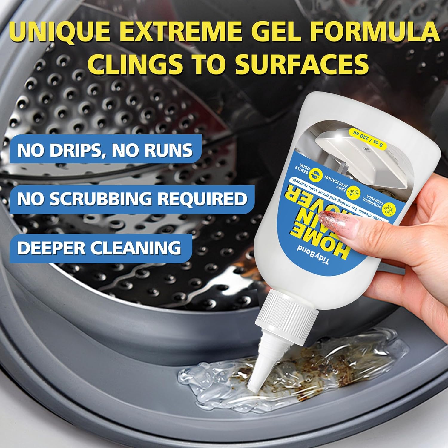 TidyBond Seal Grout Stain Remover Gel 8 fl oz