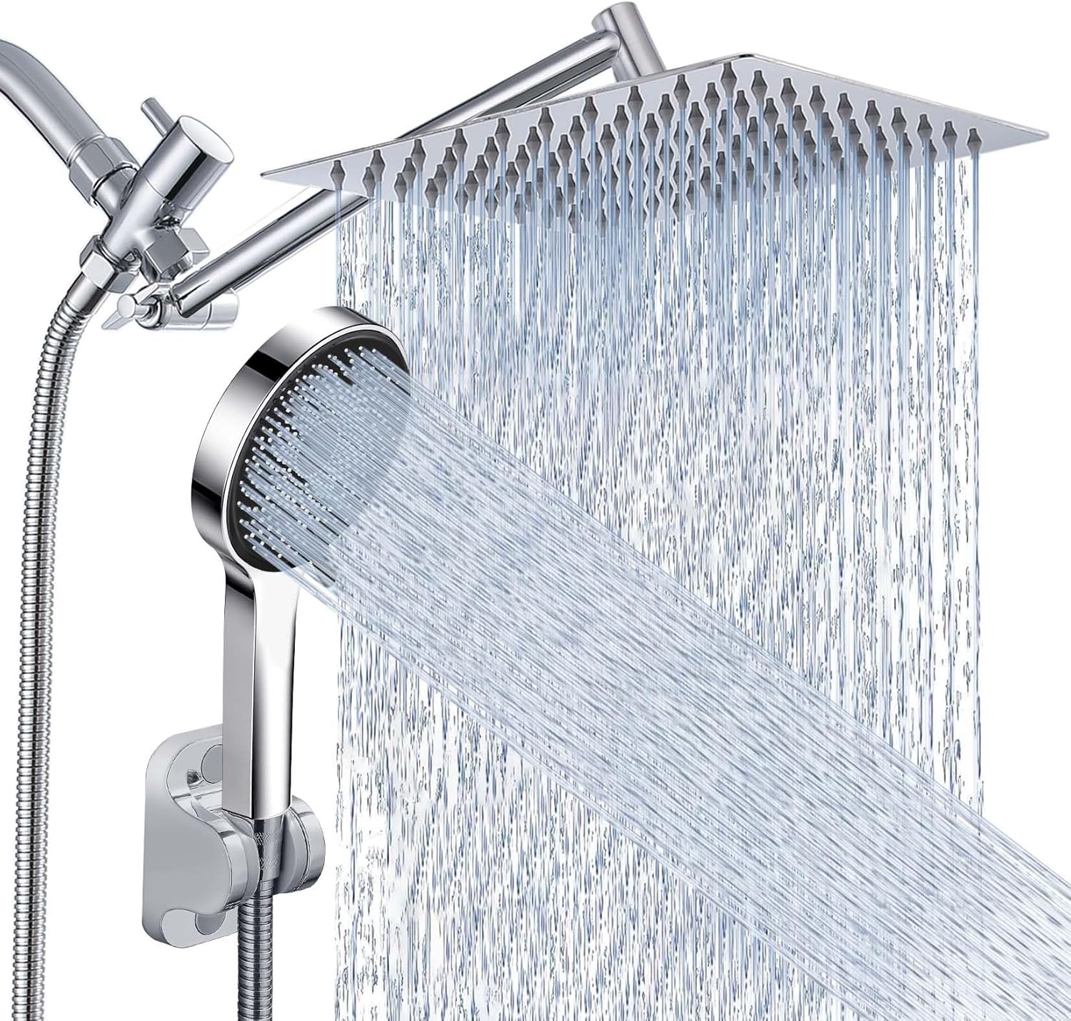 Nottia 10 Inch Rain Shower Head with Handheld Spray Combo 1