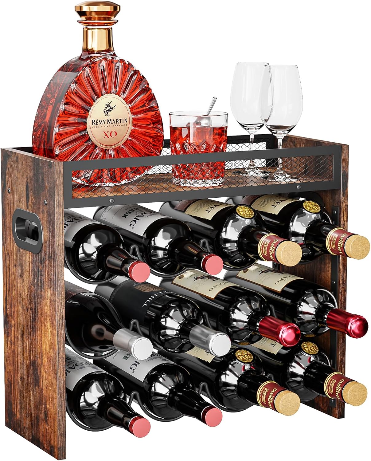 KLM 3-Tier Wine Rack Holds 12 Bottles