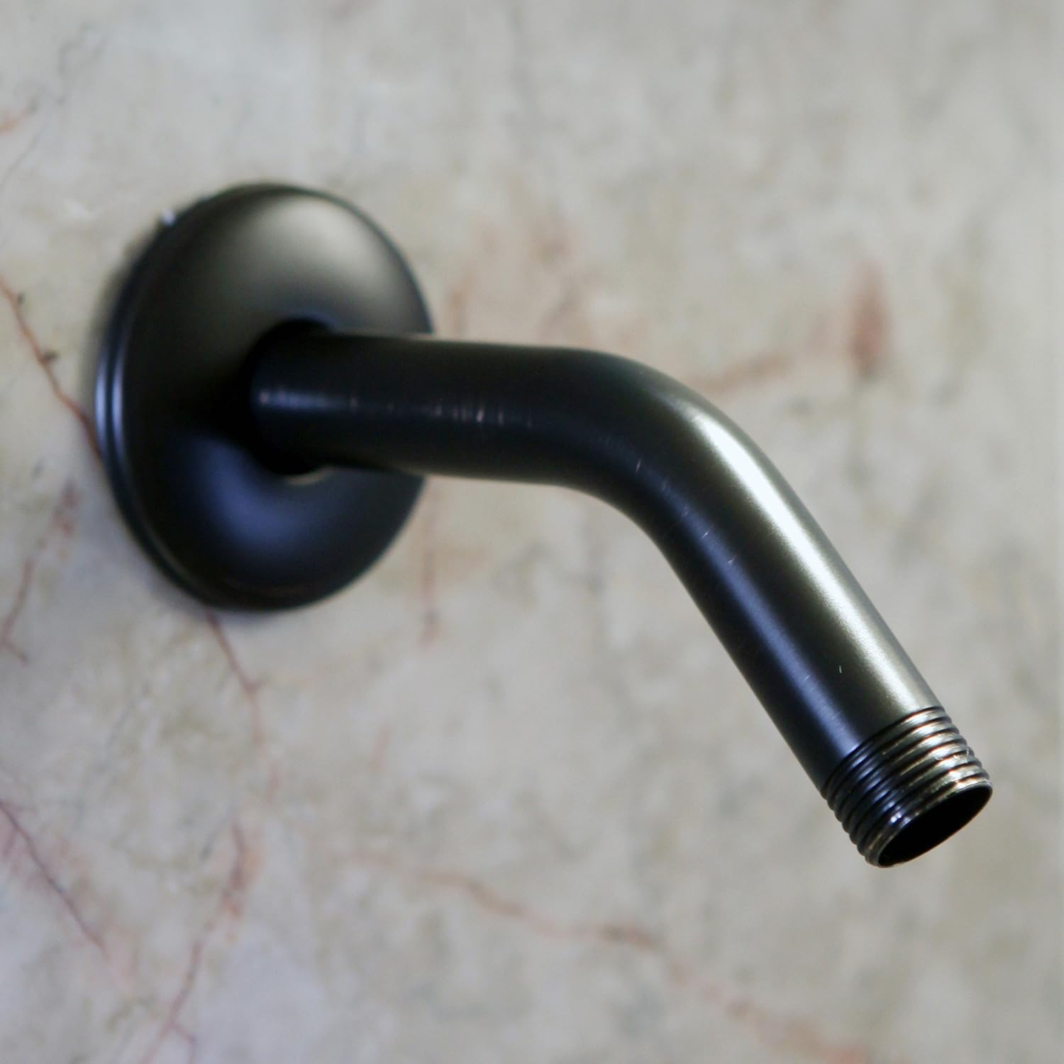 Aqua Elegante 6 Inch Stainless Steel Shower Arm with Flange