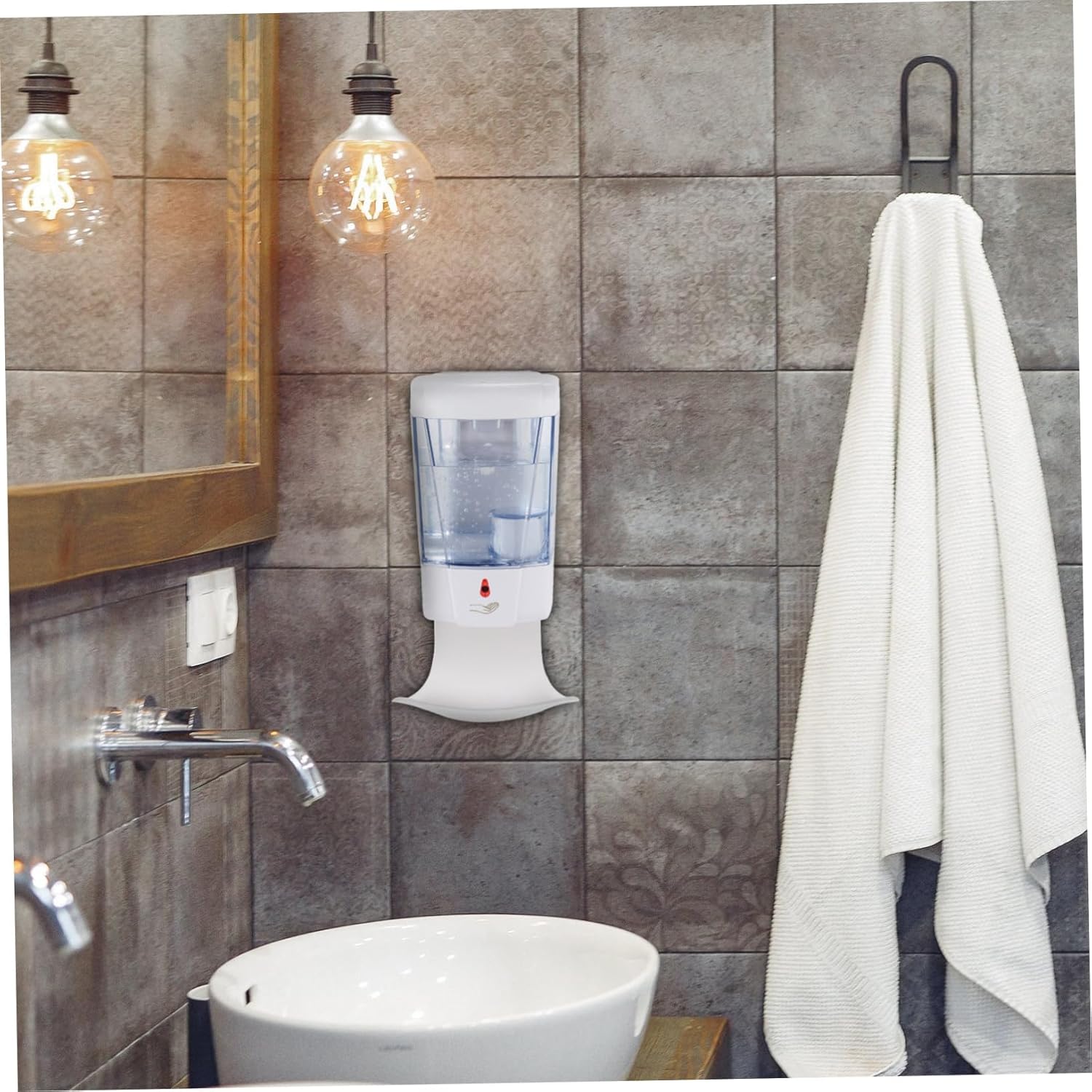 LIFKOME Leak Proof Bath Soap Dispenser Tray