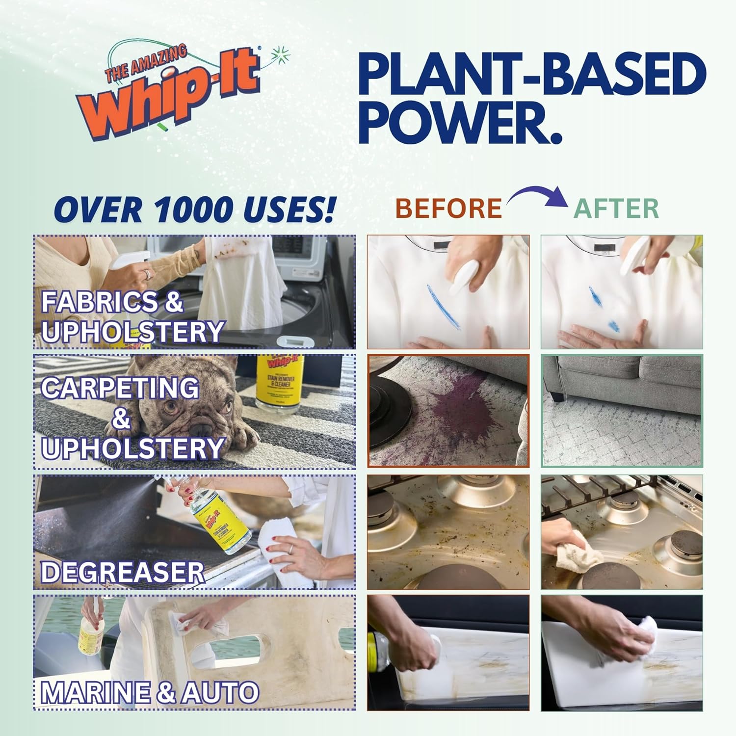 THE AMAZING WHIP-IT Stain Remover Kit