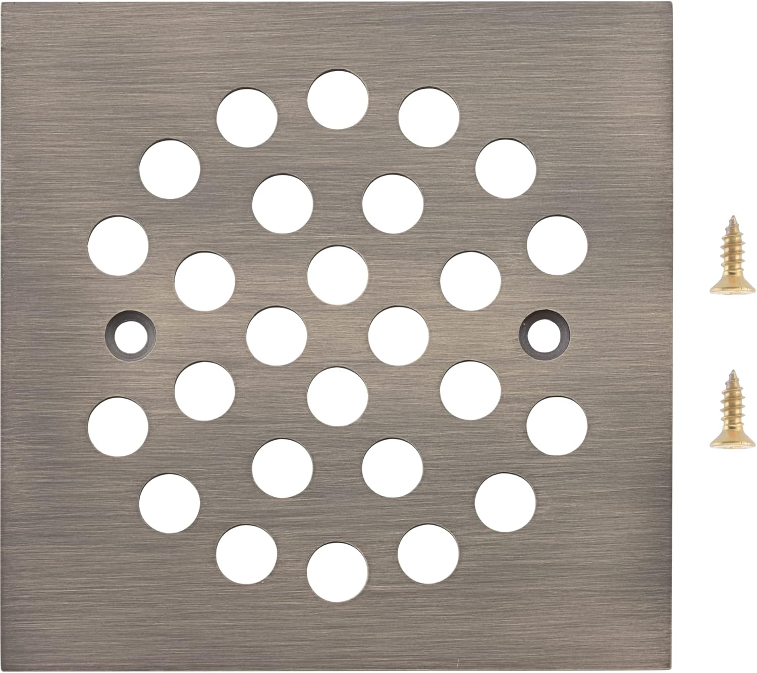 Square 4-14 Inch Screw-in Shower Drain Cover Replacement 1