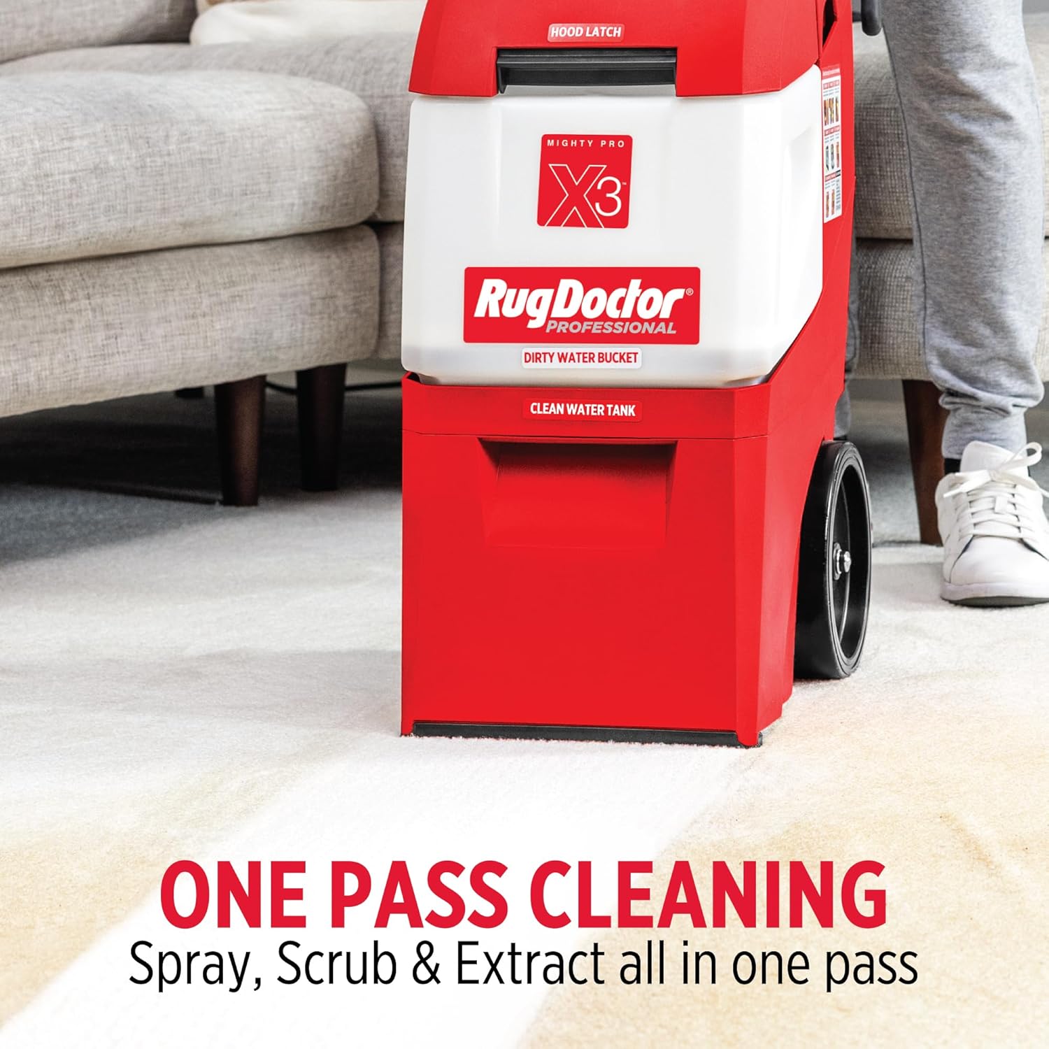 Rug Doctor X3 Commercial Carpet Cleaner - Pet Pro Pack