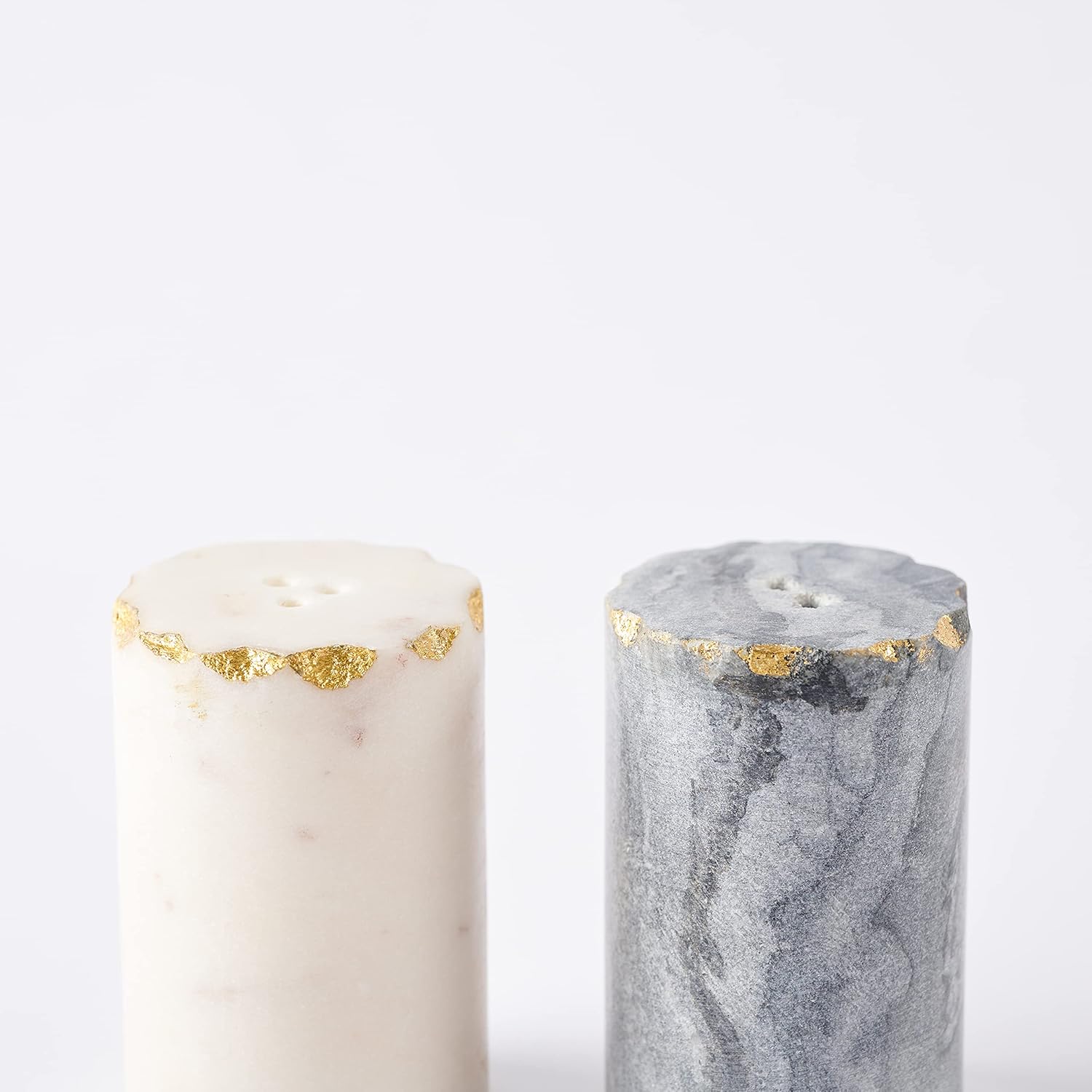 Mud Pie Marble Salt and Pepper Shaker Set 1