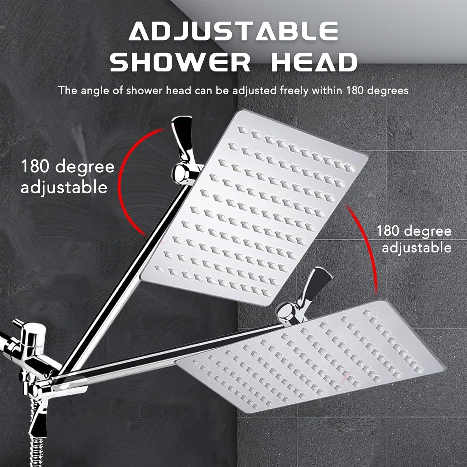 Razime 10 High Pressure Rainfall Shower Head with Handheld Combo