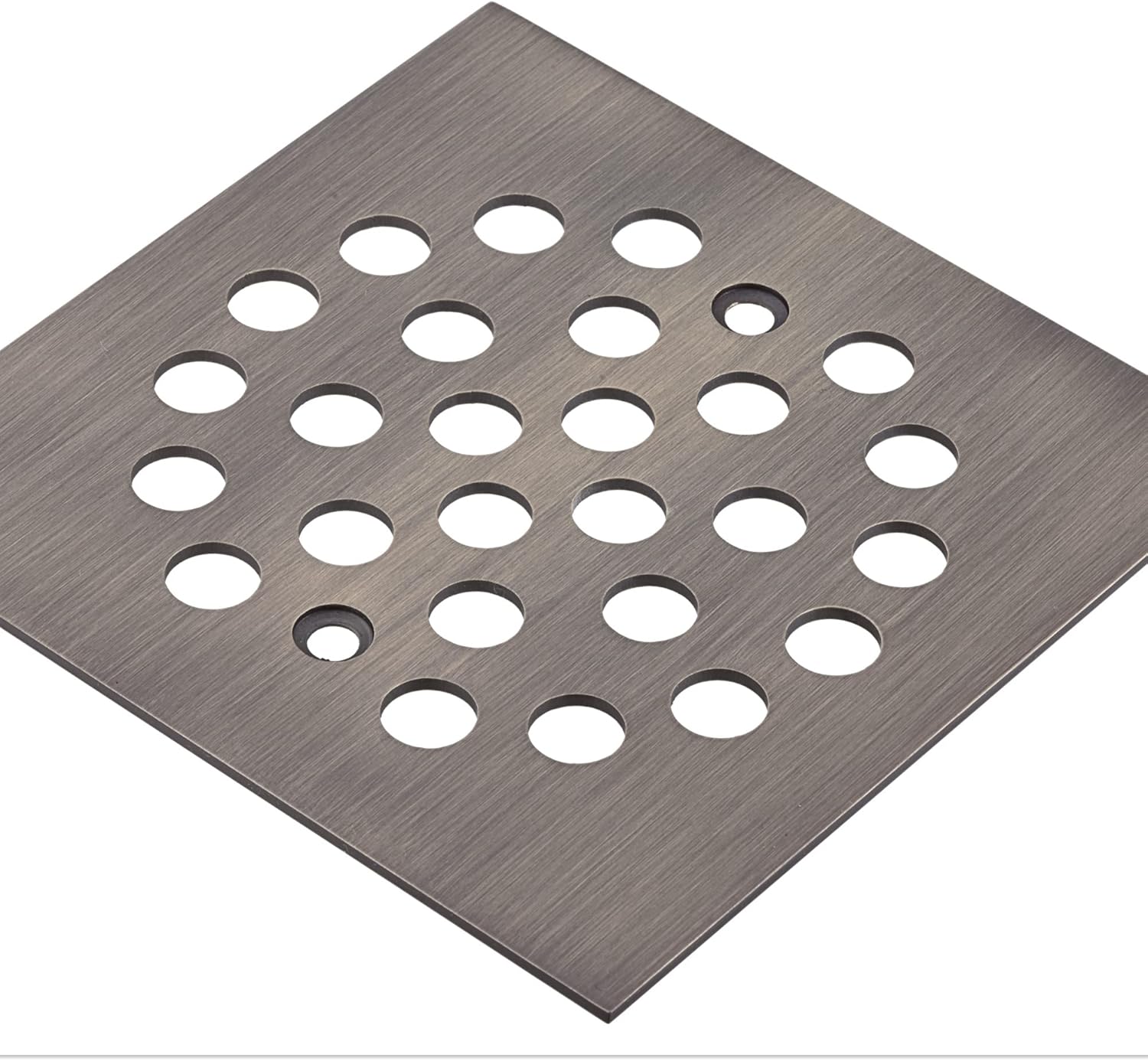 Square 4-14 Inch Screw-in Shower Drain Cover Replacement 1