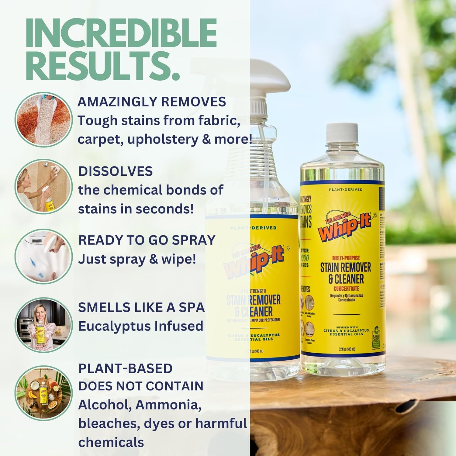 THE AMAZING WHIP-IT Stain Remover Kit
