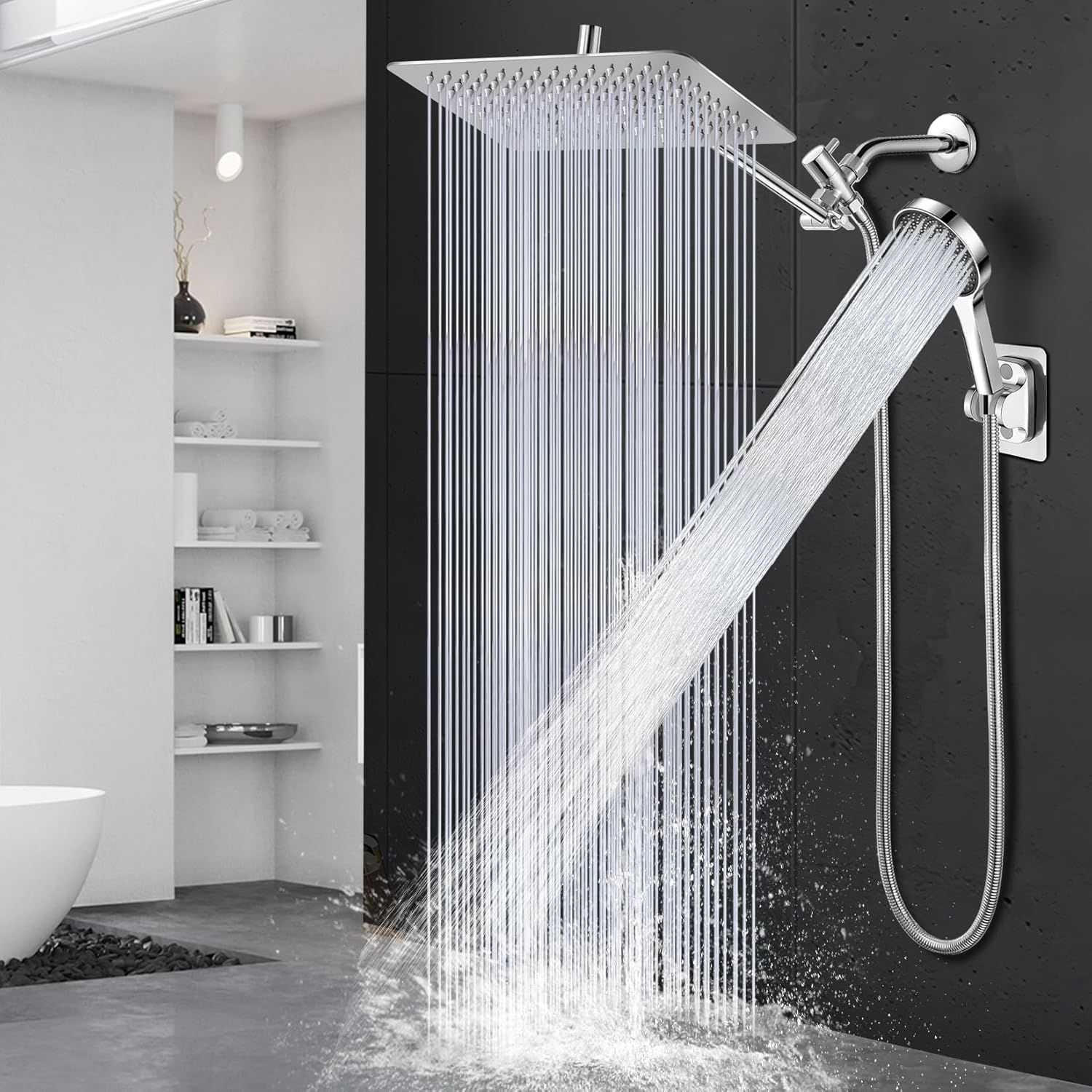 Ashwanth 12 High Pressure Rain Shower Combo