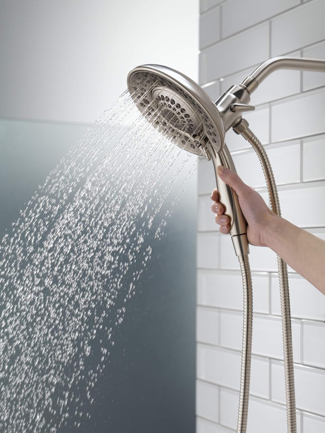 Delta In2ition 2-in-1 Dual Shower Head with Handheld Spray