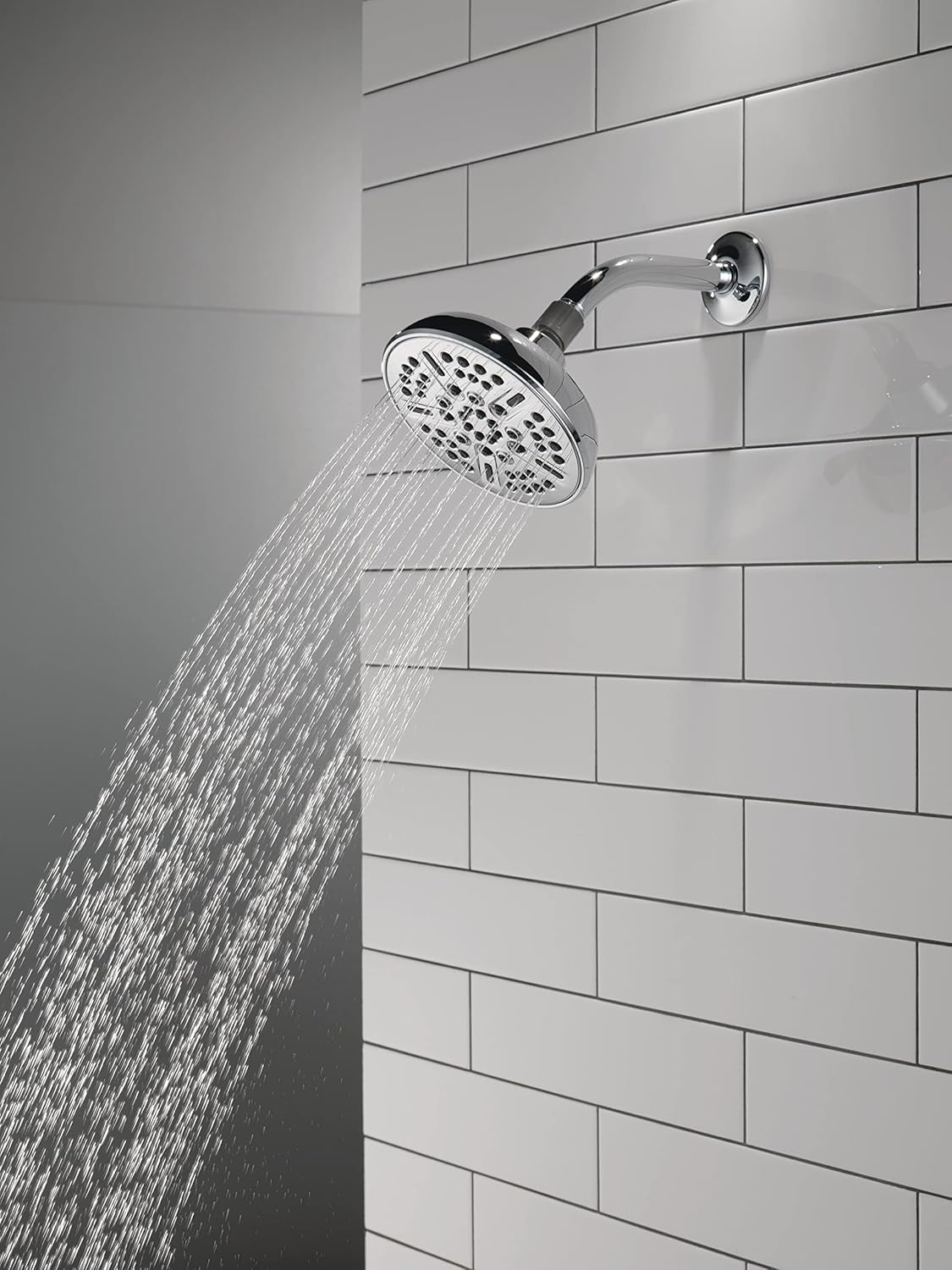 Delta 75898 Universal Chrome Shower Head with 8 Sprays