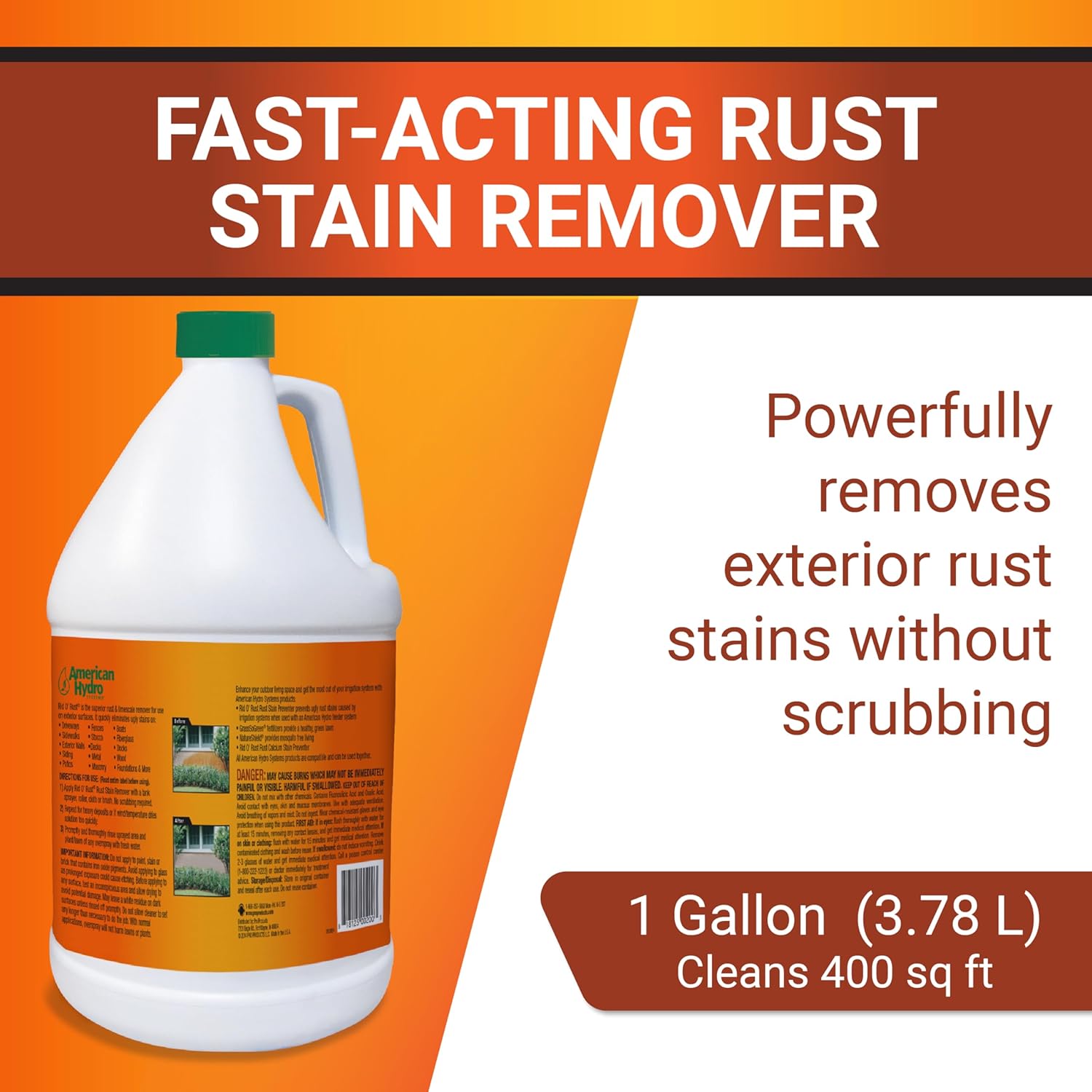 2662 Rid O Liquid Rust Stain Remover 1 Gallon