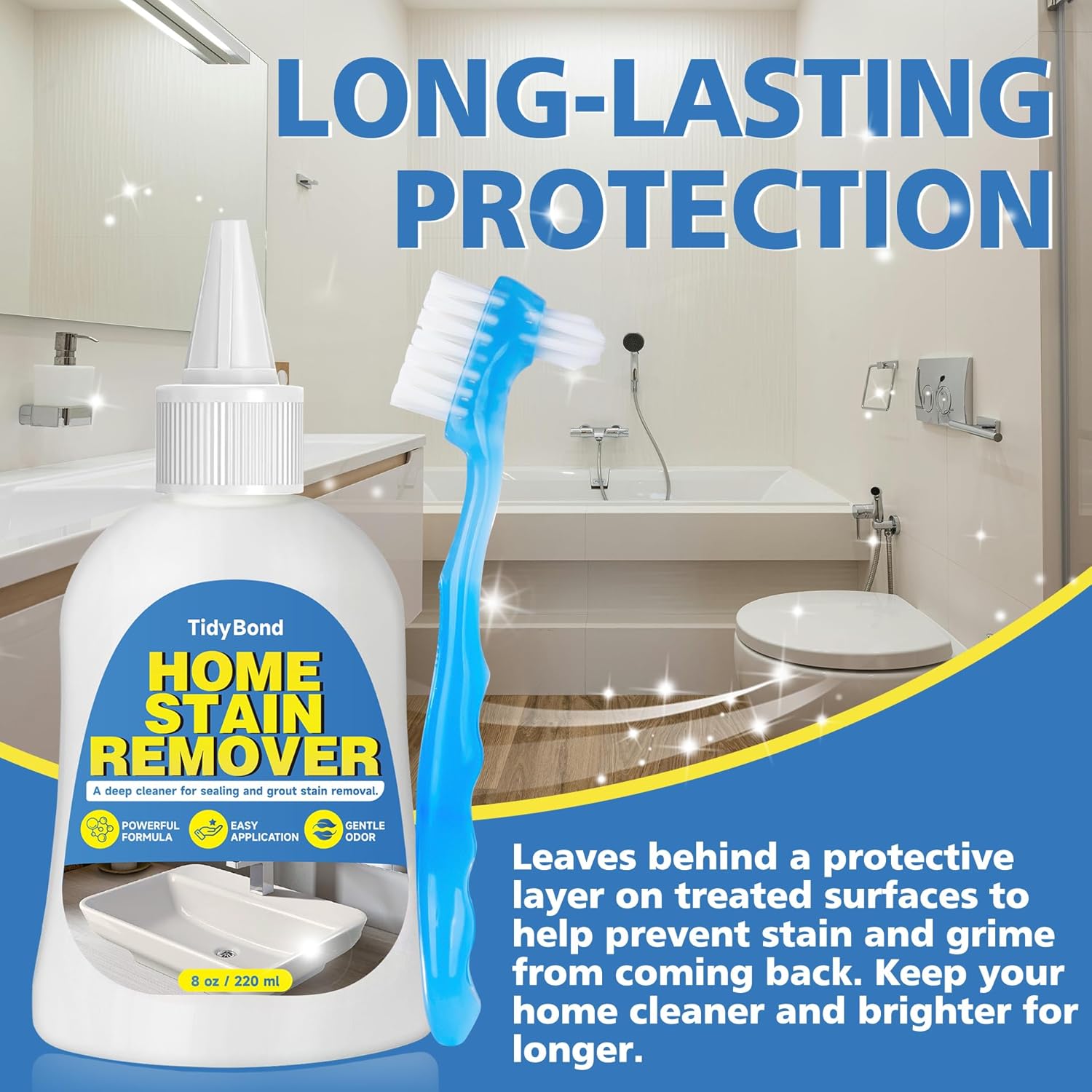 TidyBond Seal Grout Stain Remover Gel 8 fl oz