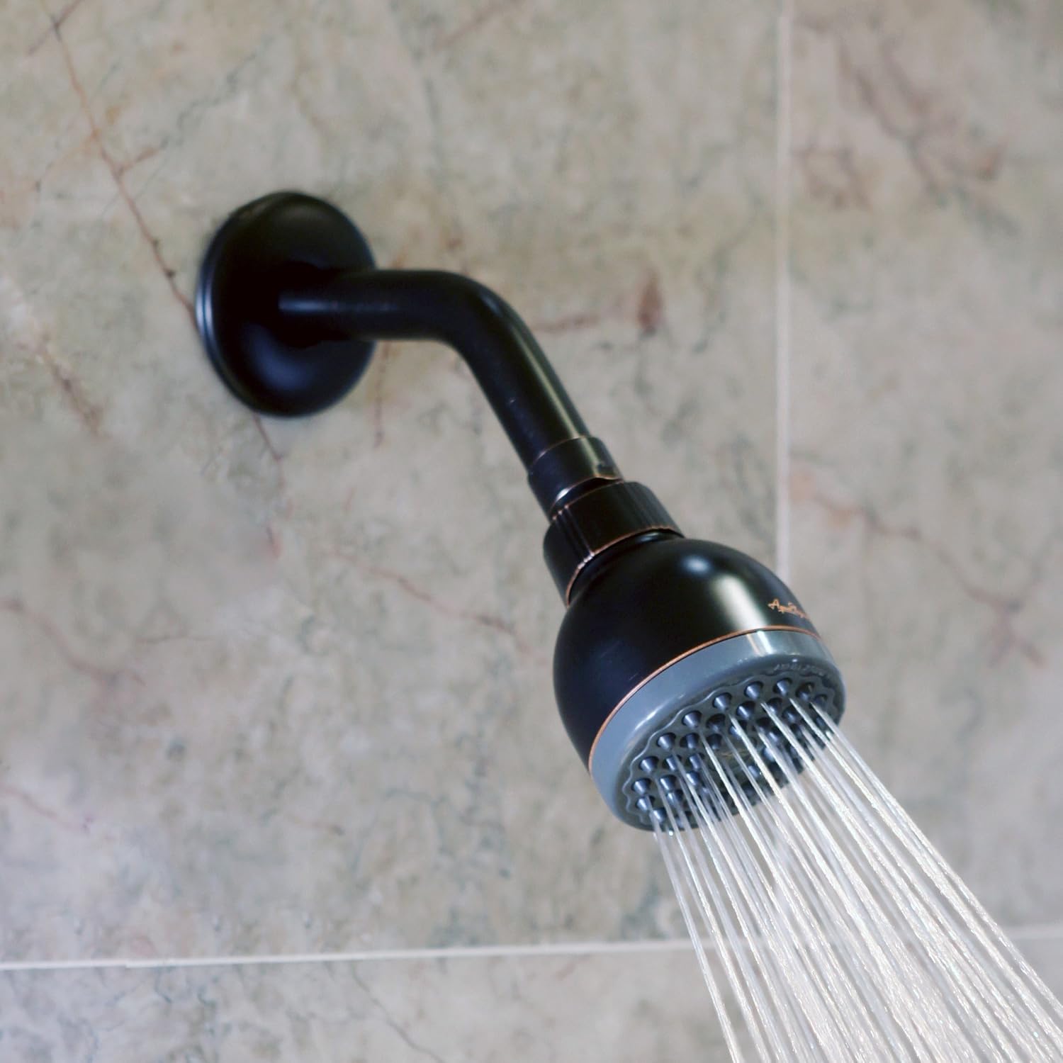 Aqua Elegante 6 Inch Stainless Steel Shower Arm with Flange
