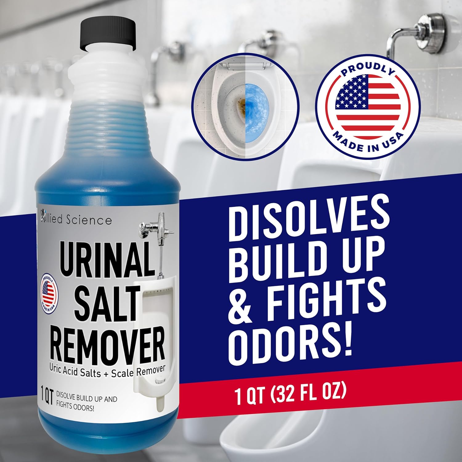 Allied Science Urinal Salt Remover 1 Quart