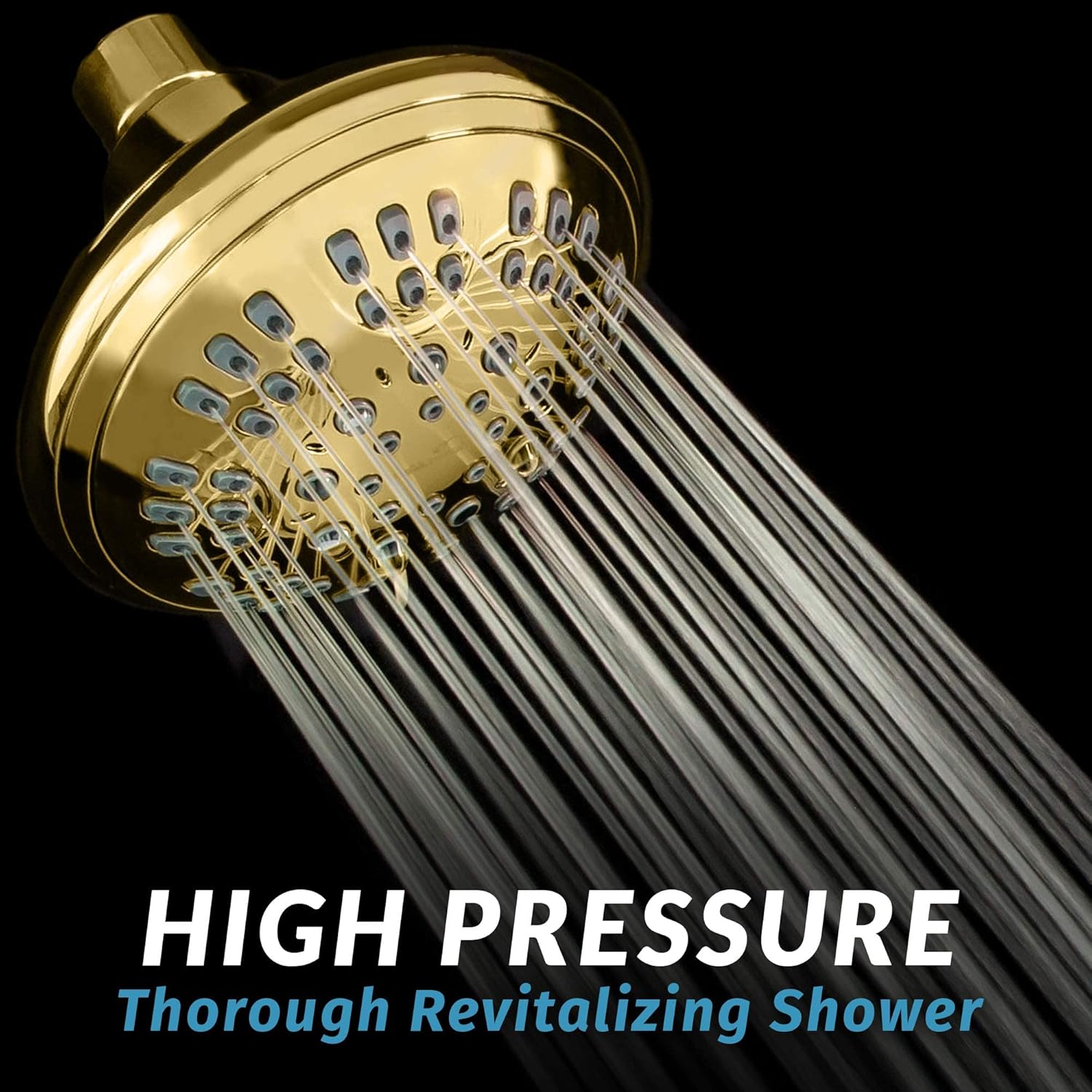 ShowerMaxx ImperialShine Gold Fixed Shower Head