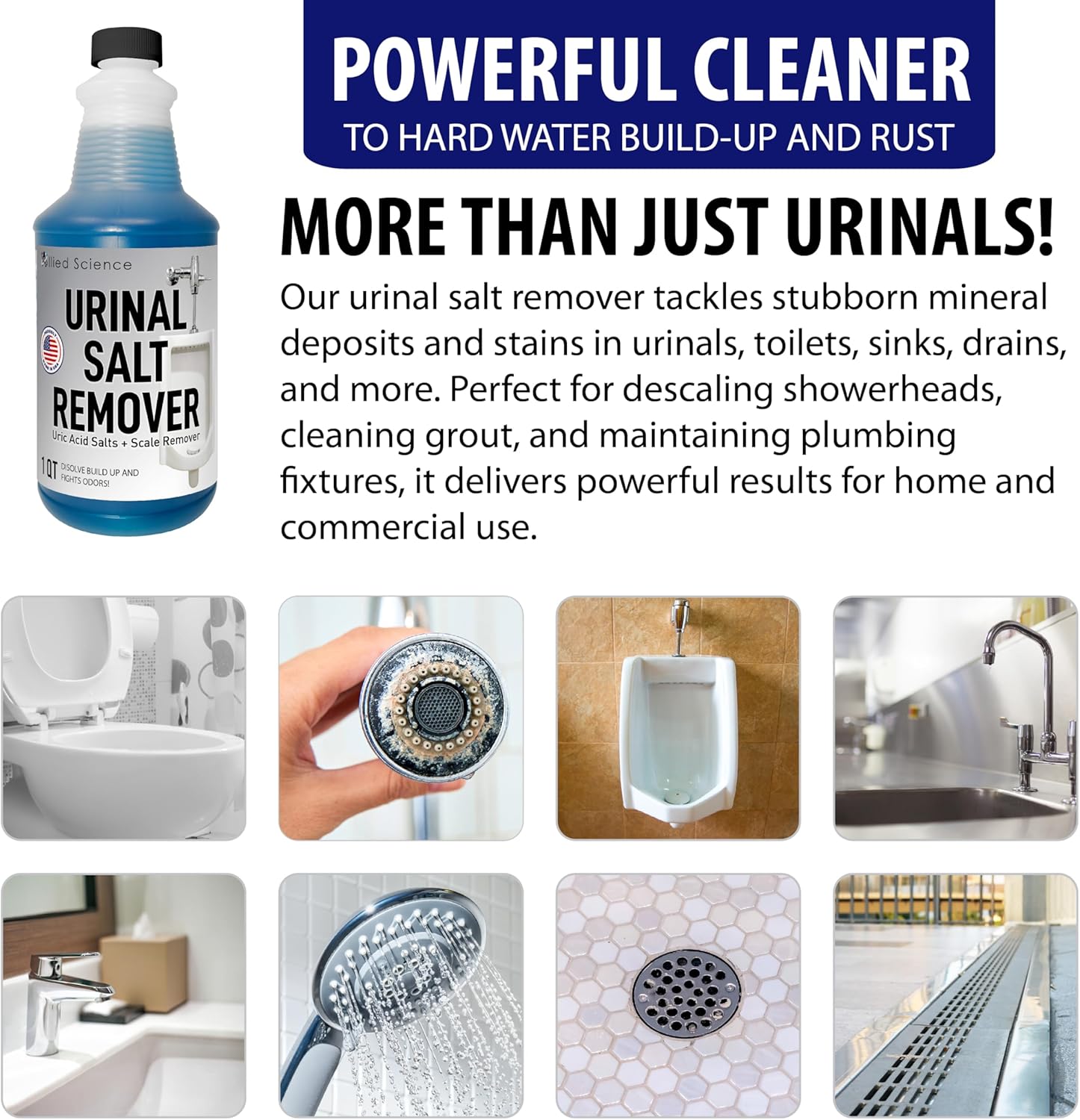 Allied Science Urinal Salt Remover 1 Quart