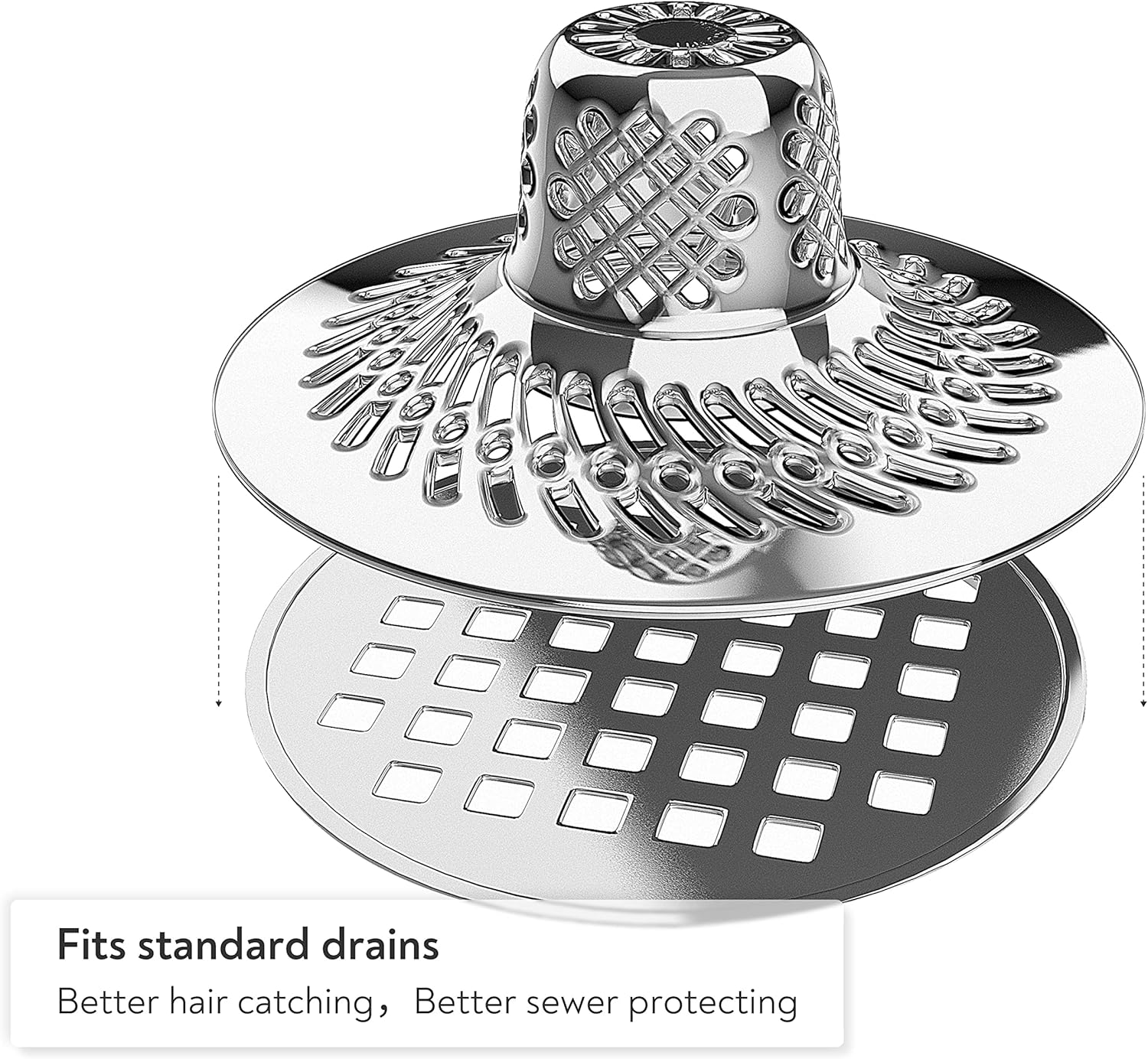 Shower Drain Hair Catcher Pop Up Strainer Bath Tub Stopper