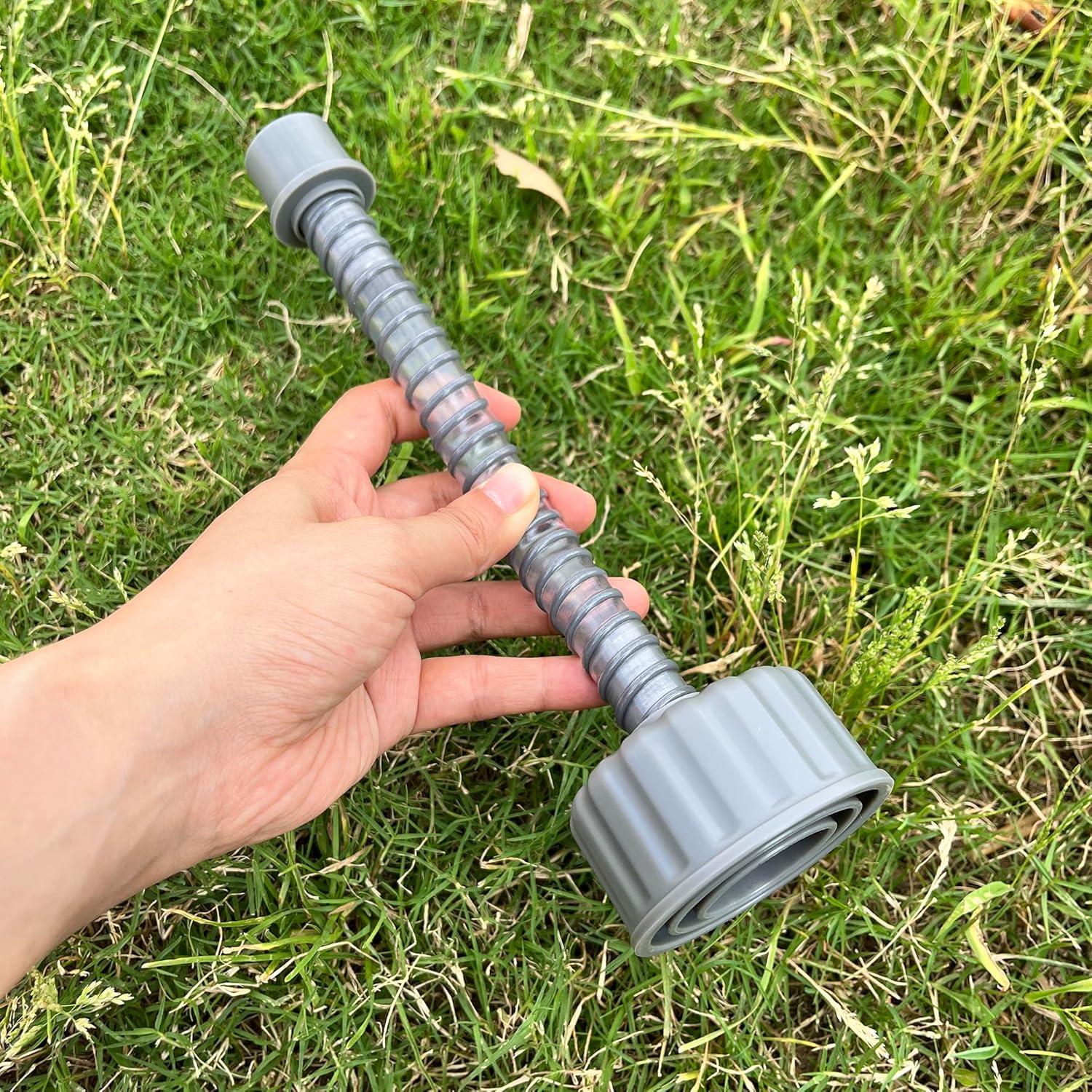 ZNTVW AC Drain Lines Cleaner Tool with Wet Vac Attachment Grey